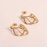 Waekura Sissy gold hoop earrings - Big Bag NY