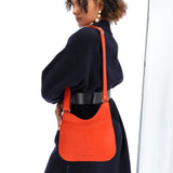 Ateliers Foures Artemis Small Asymmetric Crossbody Bag Orange Confite - Big Bag NY