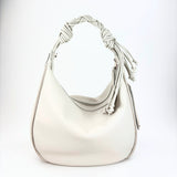 Plinio Visona Braided Strap Hobo Tassel Medium Round Bag - Big Bag NY