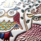 Owls Zippered Bifold Wallet - Big Bag NY