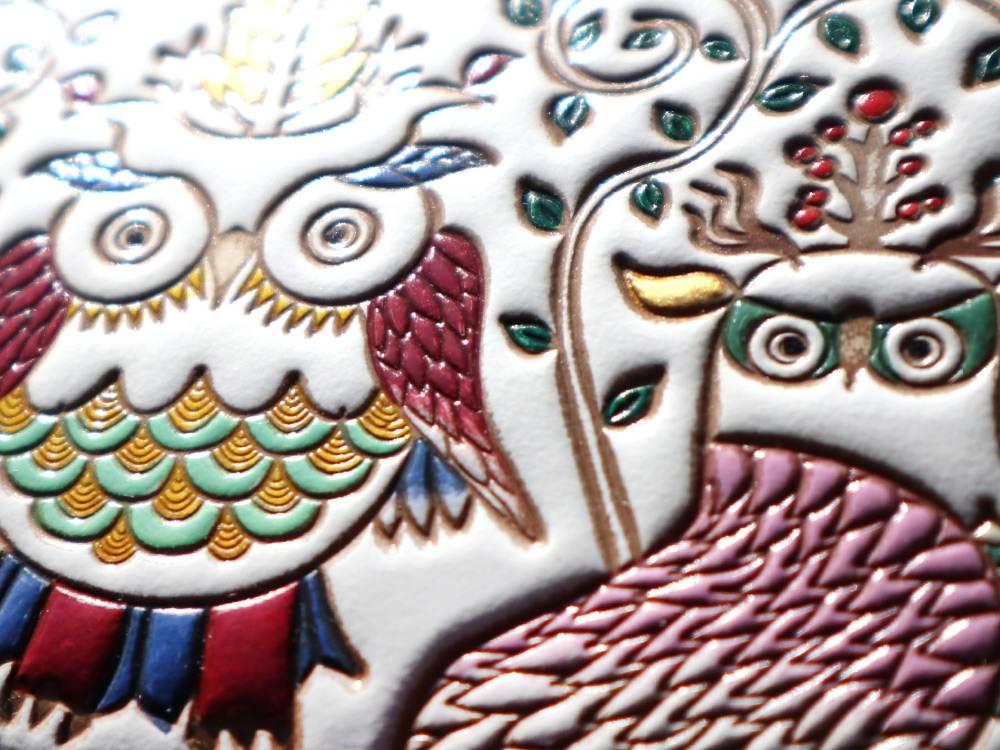 Owls Zippered Bifold Wallet - Big Bag NY
