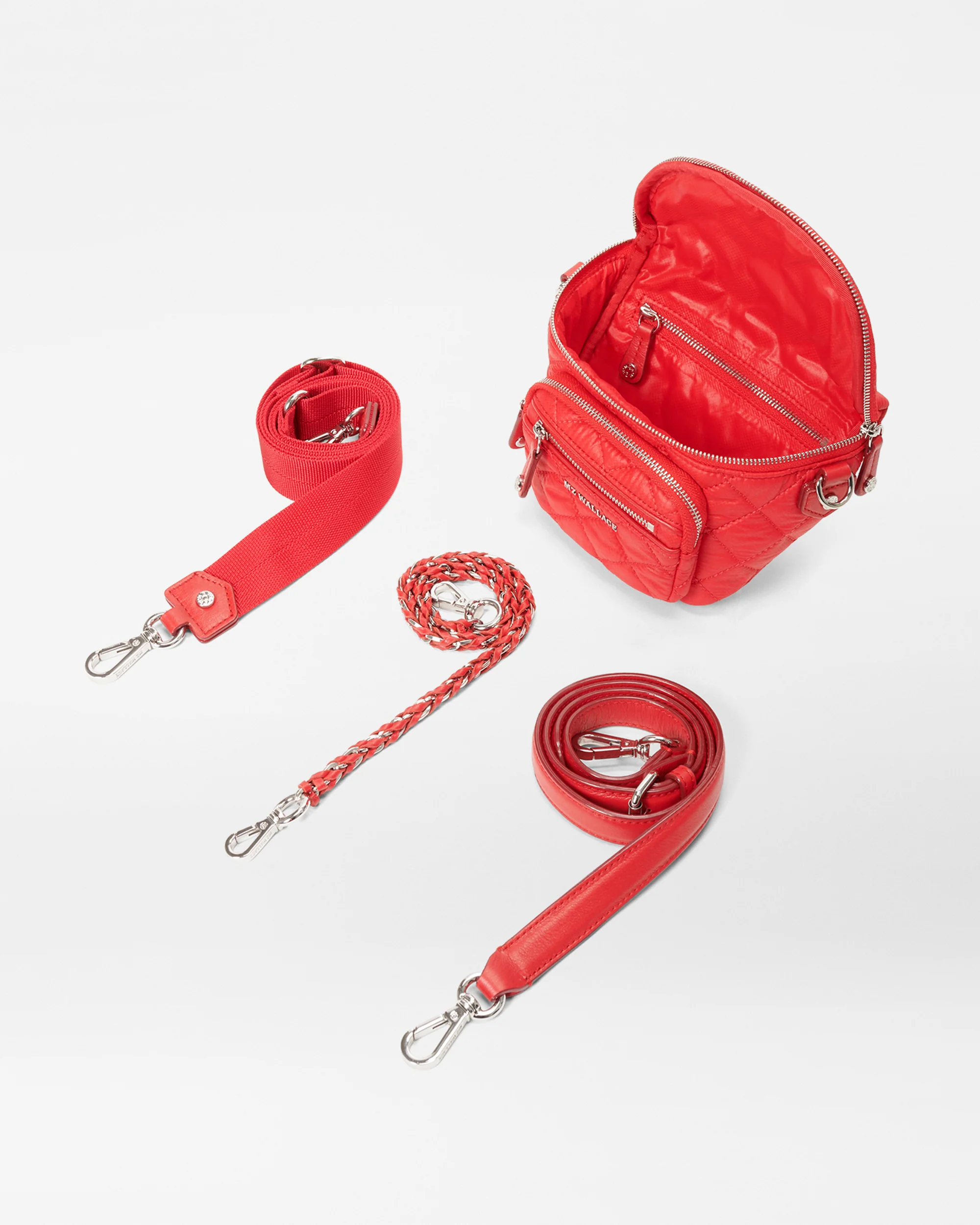Micro Crosby Crossbody Sling Bright Cherry - Big Bag NY