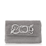 Whiting and Davis Serpents Clutch Pewter - Big Bag NY