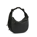 Visona Braided Leather Hobo Tassel Medium Round Hobo