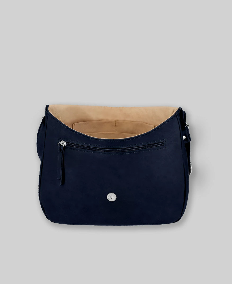 Ateliers Foures ARTEMIS medium Crossbody Bag with Flap B 314 Ocean Blue - Big Bag NY