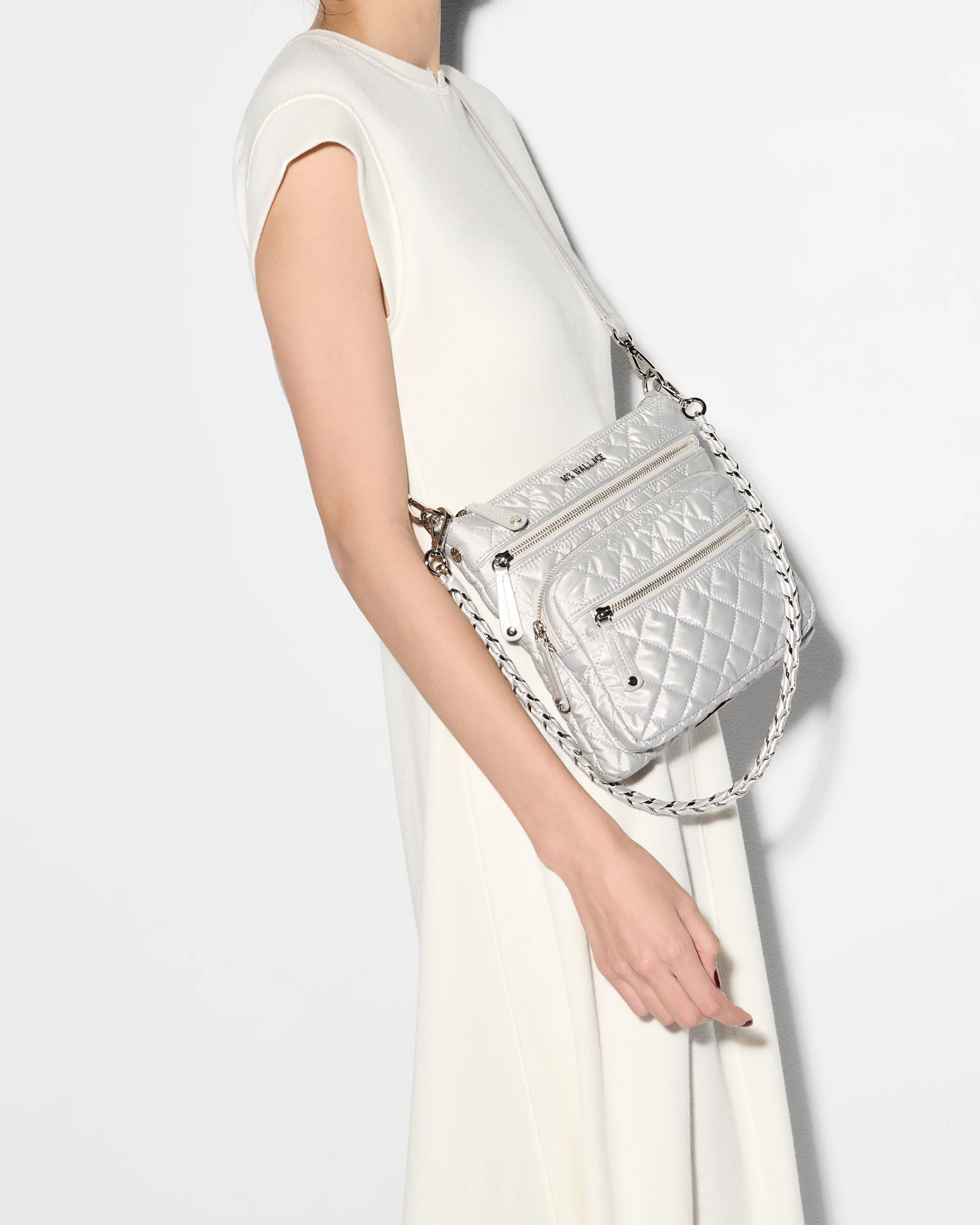 Downtown Crosby in Oyster Metallic - Big Bag NY