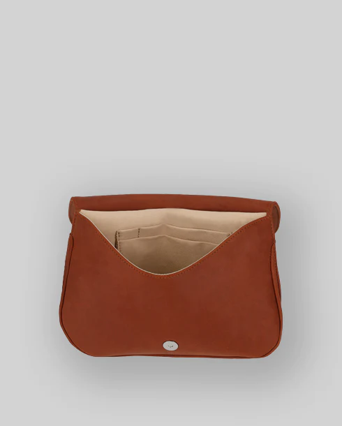 Les Ateliers Foures Artemis Asymmetric Crossbody Bag Fauve - Big Bag NY