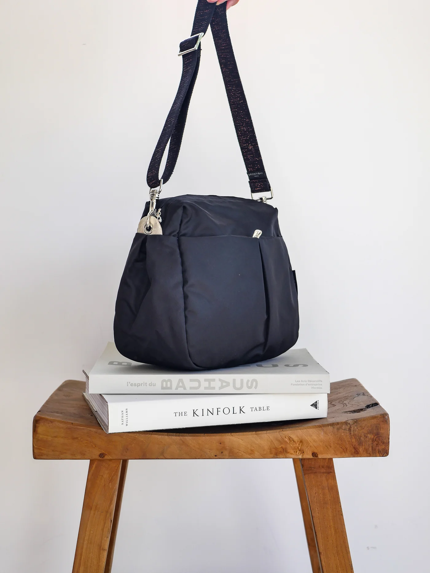 Brontibay Ravello Crossbody Bag Noir Black - Big Bag NY
