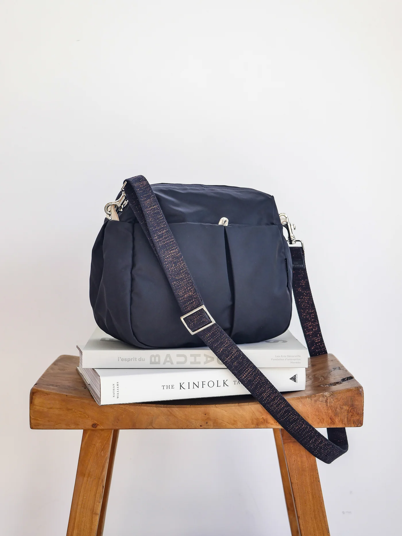 Brontibay Ravello Crossbody Bag Noir Black - Big Bag NY