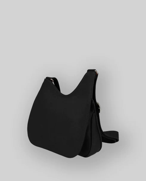 Les Ateliers Foures Artemis Asymmetric Crossbody Bag Noir - Big Bag NY