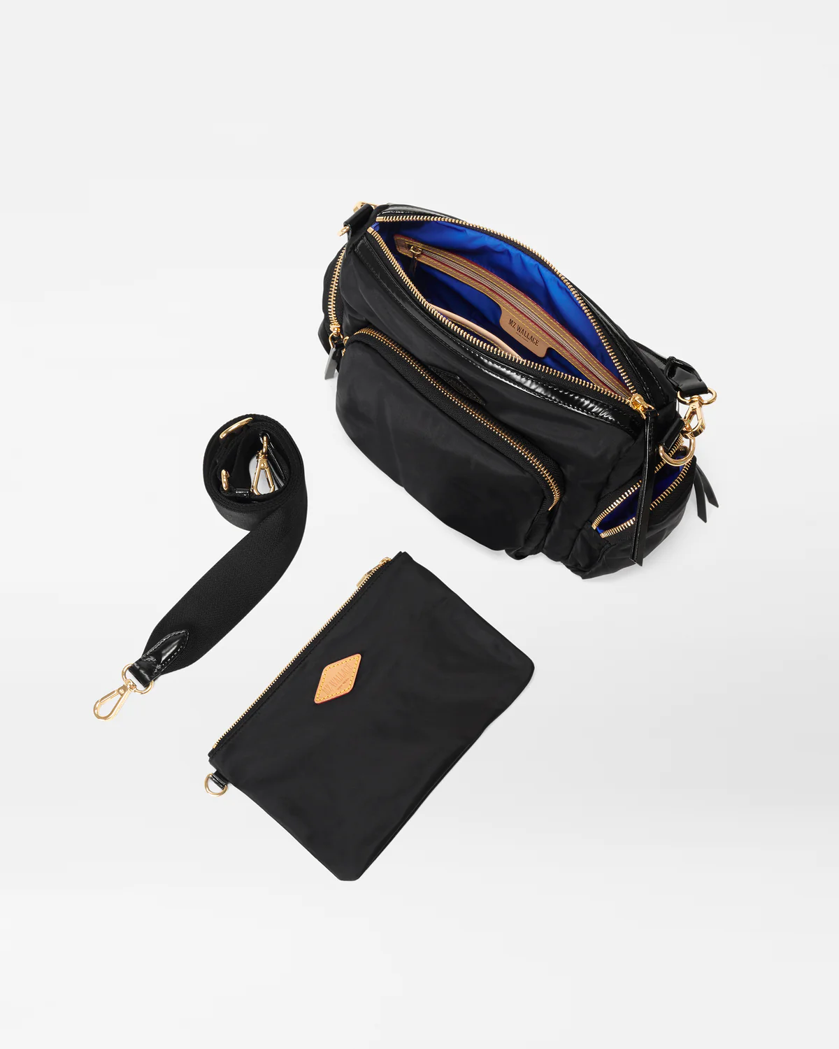 MZ Wallace Chelsea Crossbody Bag Black - Big Bag NY