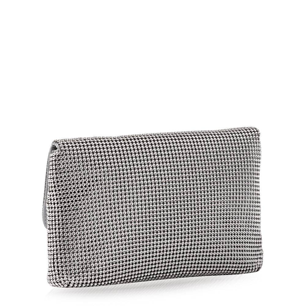 Whiting and Davis Serpents Clutch Black - Big Bag NY