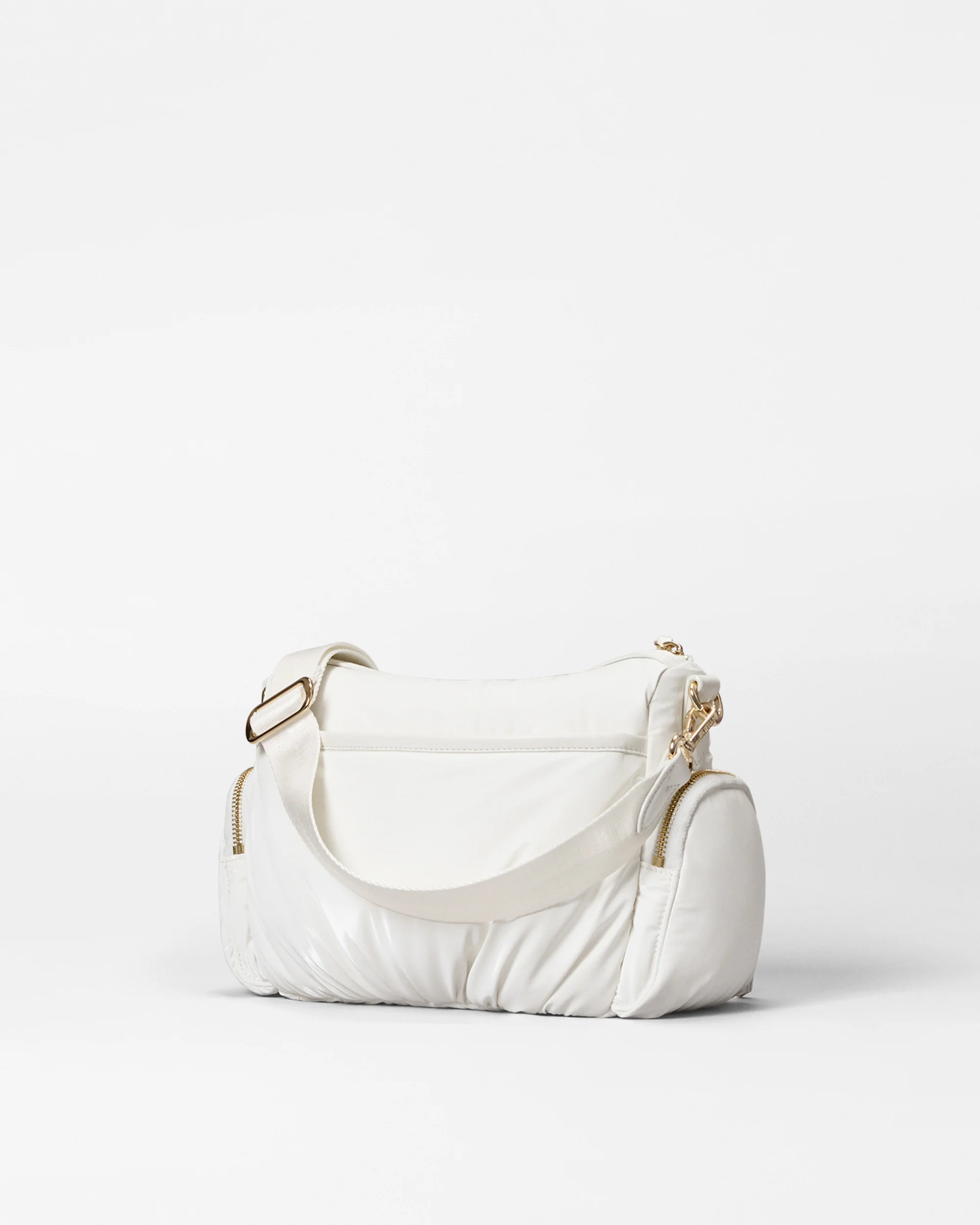 MZ Wallace Chelsea Crossbody Bag in Chalk Liquid - Big Bag NY