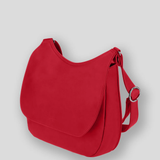 Ateliers Foures ARTEMIS medium Crossbody Bag with Flap B 314 Pivoine Red - Big Bag NY