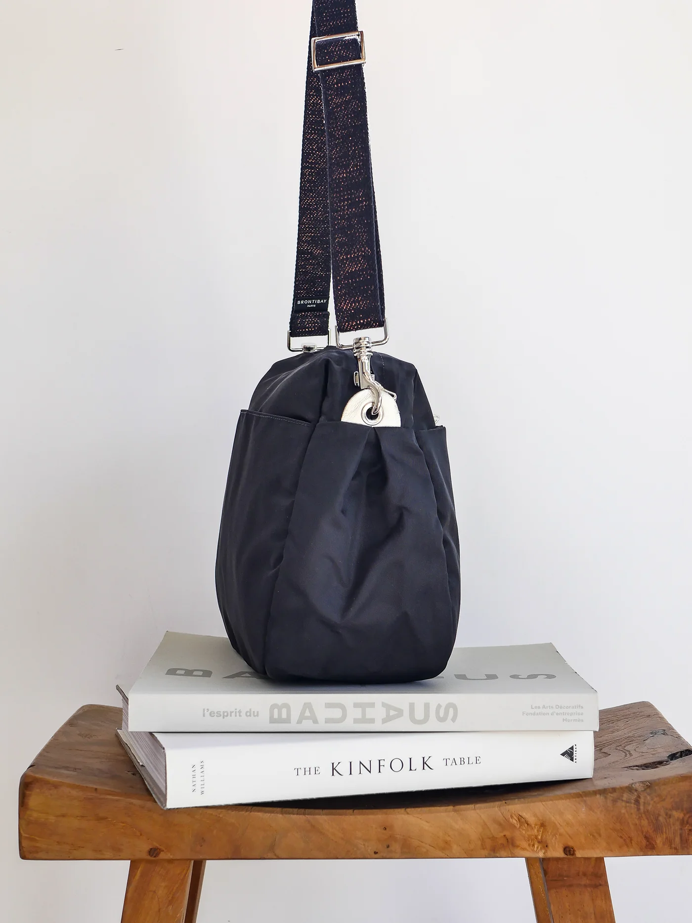 Brontibay Ravello Crossbody Bag Noir Black - Big Bag NY