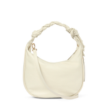 Visona Braided Leather Hobo Tassel Medium Round Hobo