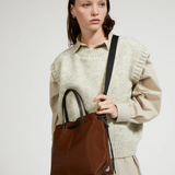 Jack Gomme EMY Tote Bag Coated Linen Toffee - Big Bag NY
