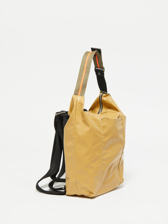 Jack Gomme LILLE Escape Light Backpack Kraft Yellow Beige- Big Bag NY