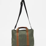 Jack Gomme Leon Wool Shopping Bag in Khaki - Big Bag NY