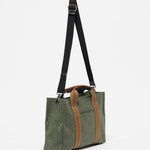 Jack Gomme Leon Wool Shopping Bag in Khaki - Big Bag NY
