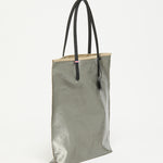 Jack Gomme Atelier Lin Linen Amie Tote in Silver - Big Bag NY