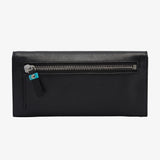 Black French Blue Tusk Siam Accordion Clutch Wallet - Big Bag NY