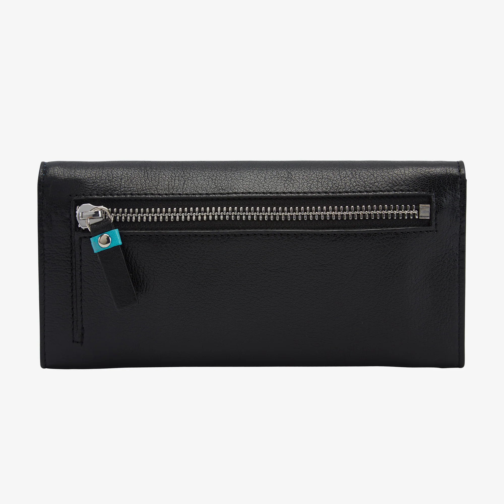 Black French Blue Tusk Siam Accordion Clutch Wallet - Big Bag NY