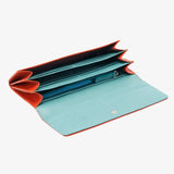 Orange Sky Tusk Siam Accordion Clutch Wallet - Big Bag NY