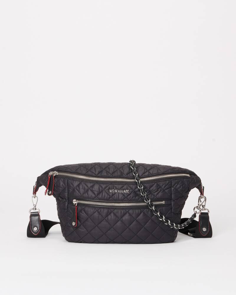 MZ Wallace Crosby Crossbody Sling Black - Big Bag NY