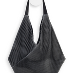 InZu Bevel Tote in Black Hive - Big Bag NY