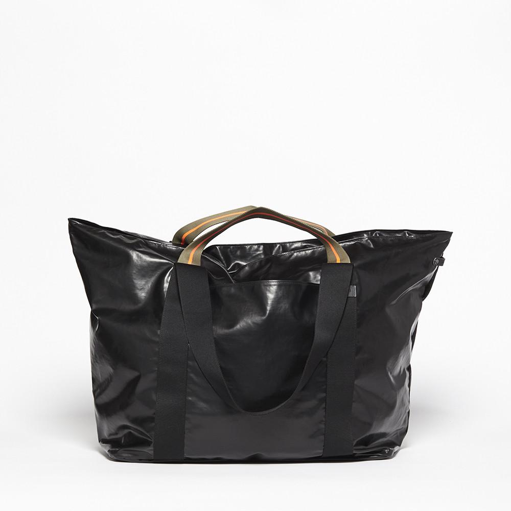 Jack Gomme CHICAGO 48H ESCAPE E22 Weekend Bag Long Weekend bag designed and made in France, ESCAPE line black