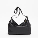 Jack Gomme Original Light Joy Large Crossbody Big Bag NY Made in France Waterproof Nylon Bag Crossbody Upper West side Bag store lightweight nylon bags color black noir dark