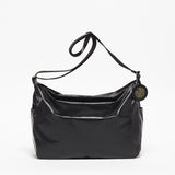 Jack Gomme Original Light Joy Large Crossbody Big Bag NY Made in France Waterproof Nylon Bag Crossbody Upper West side Bag store lightweight nylon bags color Black