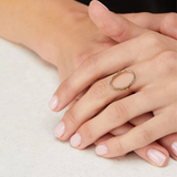 Glen Diamond Oval Ring - Big Bag