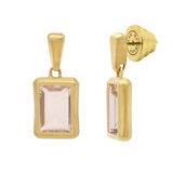 Baguette Gemstone Drops Morganite