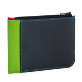 Mywalit Slim Credit Card Holder with Coin Purse in Black Pace - Big Bag NY
