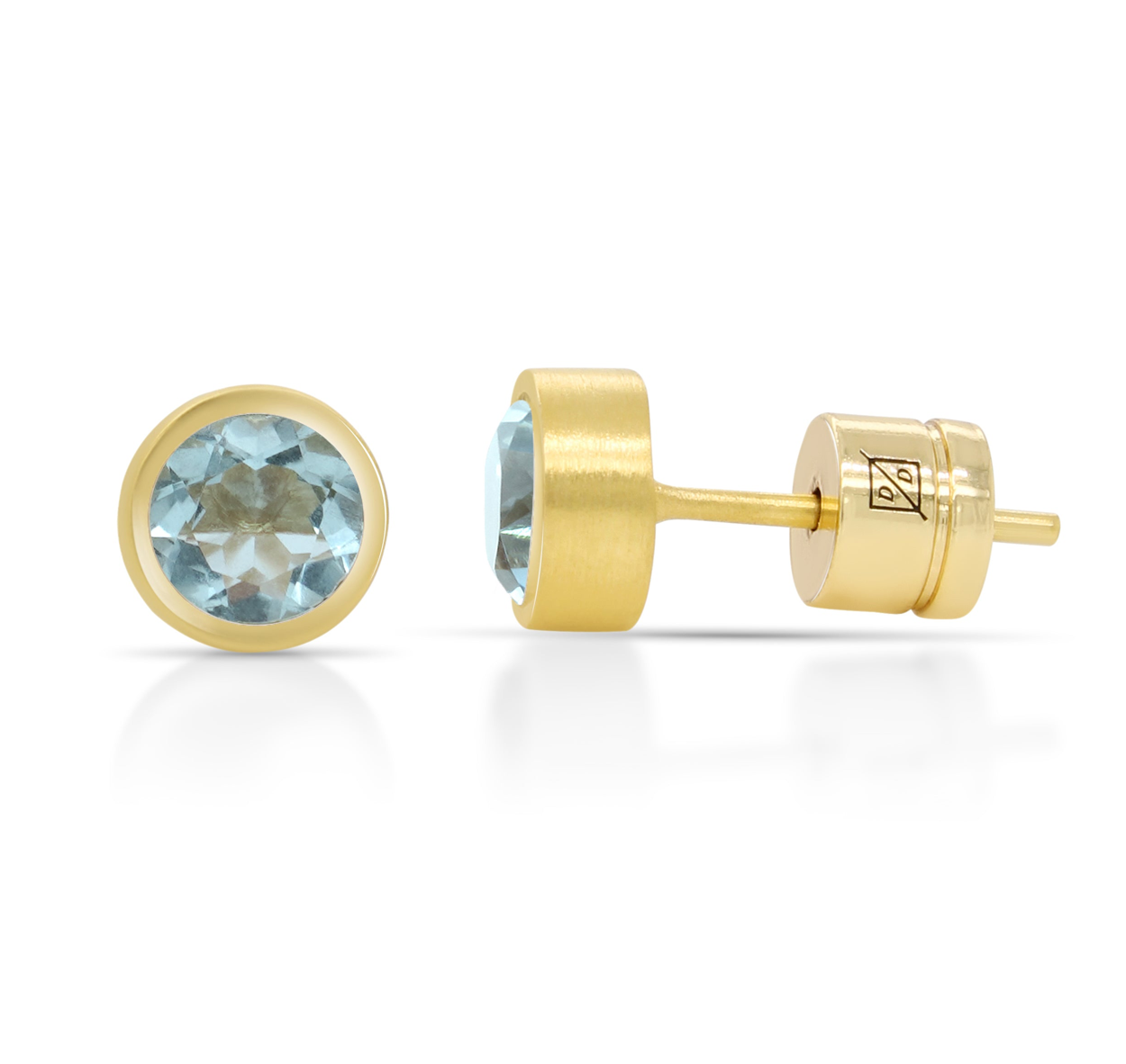 Dean Davidson Signature Small Knockout Studs Blue Topaz - Big Bag NY