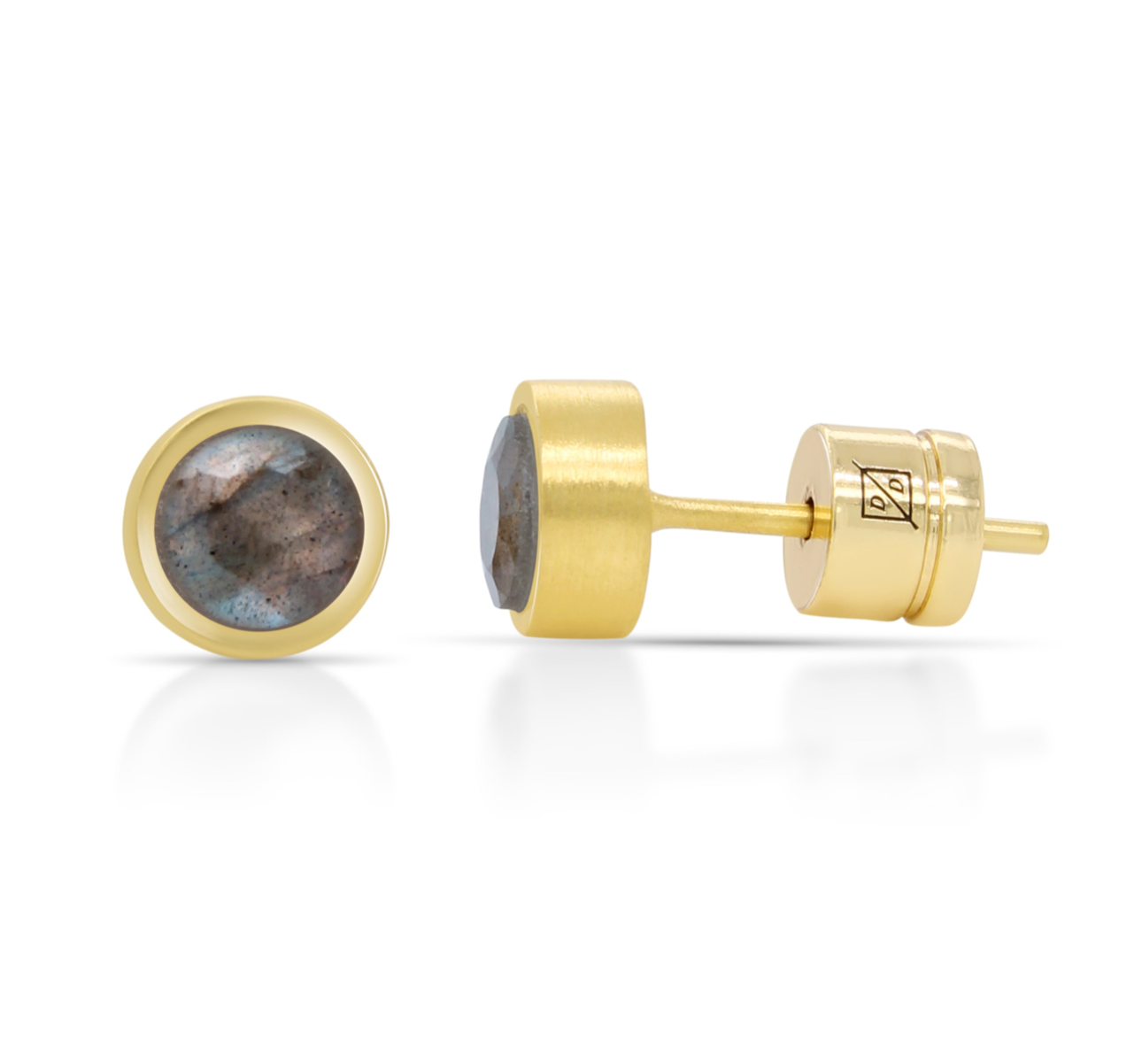 Dean Davidson Signature Small Knockout Studs Labradorite - Big Bag NY
