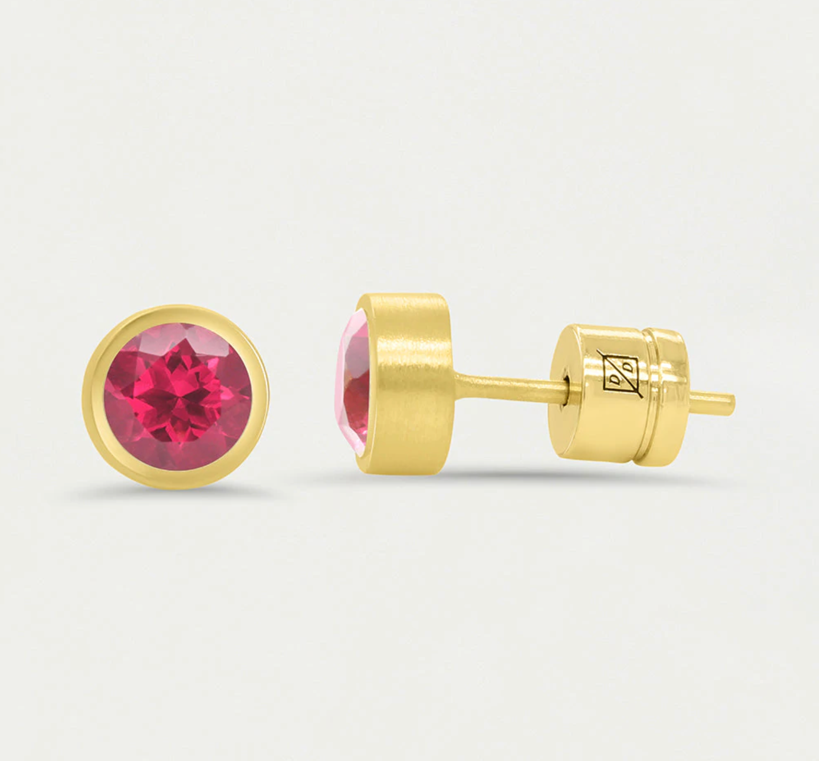 Dean Davidson Signature Small Knockout Studs Cranberry QUartz - Big Bag NY