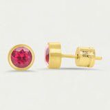 Dean Davidson Signature Small Knockout Studs Cranberry QUartz - Big Bag NY