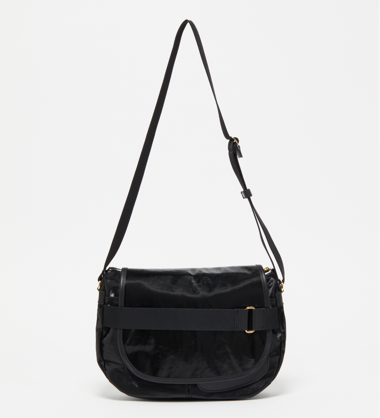 Jack Gomme Atelier Lin GABY messenger bag in Noir Black - Big Bag NY