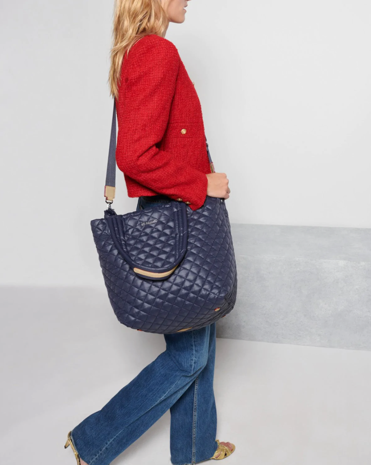 MZ Wallace Medium Metro Tote Deluxe Dawn - Big Bag NY