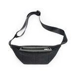 In-Zu Wallaby Crossbody Sling in Black Matte Quilt - Big Bag NY