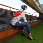 In-Zu Inzu Wallaby Sling in Red Quilt - Big Bag NY