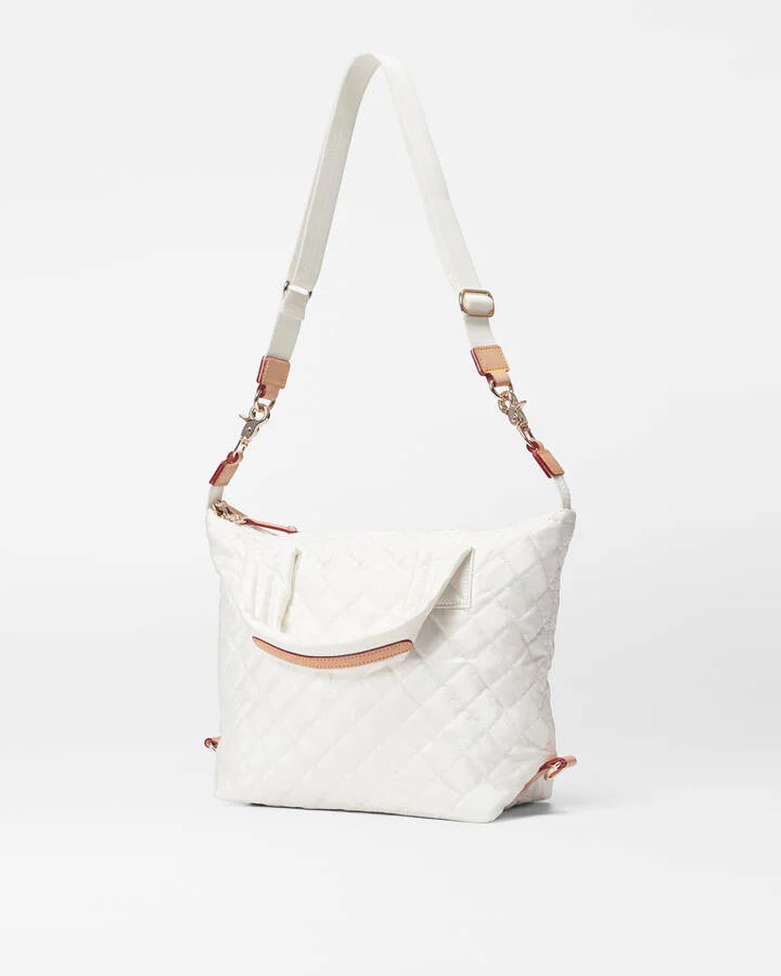 MZ Wallace Small Sutton Deluxe Pearl Metallic - Big Bag NY