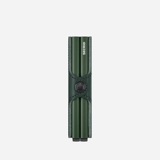 SECRID Twinwallet Original Leather Green - Big Bag NY