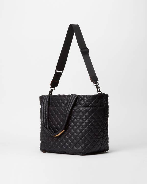 MZ Wallace Medium Metro Tote Deluxe Black - Big Bag NY