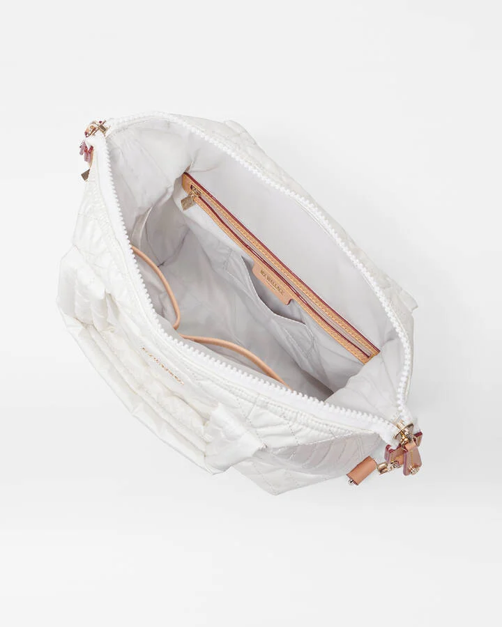MZ Wallace Small Sutton Deluxe Pearl Metallic - Big Bag NY