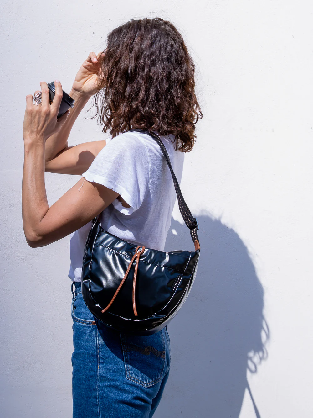 Brontibay Kaya Glam Crossbody Noir Black - Big Bag NY