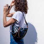 Brontibay Kaya Glam Crossbody Noir Black - Big Bag NY